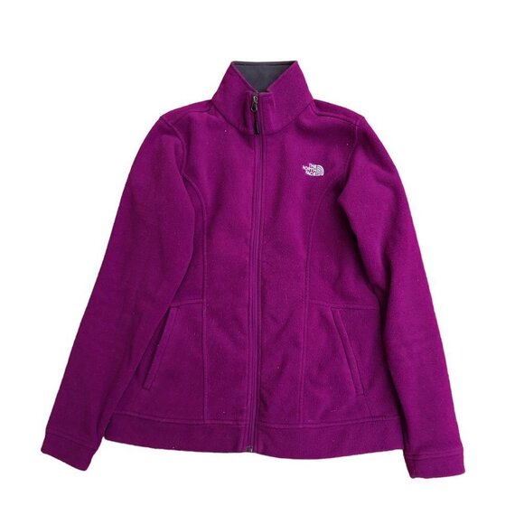 VINTAGE The North Face Fleece Jacket Medium Purple - Picture 7 of 11